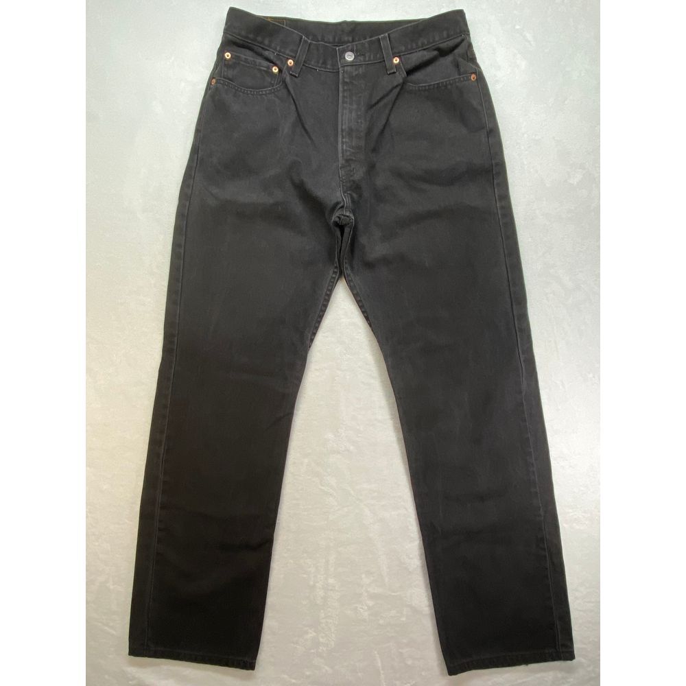 Classic Men's Black Straight-Leg Jeans